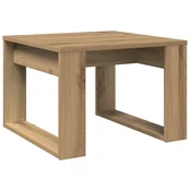 Vidaxl vidaXL Stranska mizica Artisan hrast 50x50x35 cm Material na osnovi lesa
