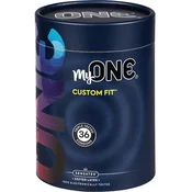 MyOne Maxi-Pack: Custom Fit, size 49F, 36 condoms