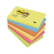 3M samolepilni lističi Post-it (mavrični paket/655TFEN), 6 kosov