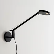Artemide Demetra Micro stenska svetilka 2.700K črna - Študija/pisarna - Dizajn - Kovina