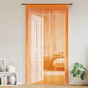 Nižaste zavjese 2 kom narancaste 140x250 cm