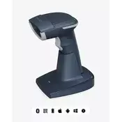 Inateck BCST-54 Handheld bar code reader 1D/2D CMOS Blue, Grey