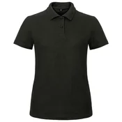 MAJICA KRATKI RUKAVI POLO B&C ID.001/WOMEN 180G CRNA 2XL