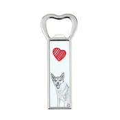 Artdog Norveški puffin dog, norveški lundehund - odpirač za steklenice s psom, personaliziran odpirač za hladilnik, unikatno darilo za moškega by Art-Dog