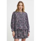 Bluza Pepe Jeans DOTTIE za žene, boja: siva, s uzorkom, PL304823