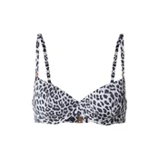 Hunkemöller Bikini zgornji del  rjava / črna / off-bela