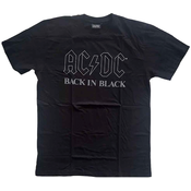 AC/DC Majica Back In Black Black XL