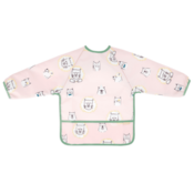Badabulle podbradnik z rokavi Soft Pink