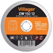 VILLAGER Rezna ploÄ?a za metal CW15012 Rezna ploÄ?a 150mm 22.23mm