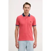 United Colors Of Benetton Polo majica 3F9HU302E Bordo rdeča Regular Fit
