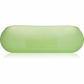 Lékué Reusable Baguette Case silikonska ambalaža za bagete boja Translucent Green 1 kom