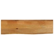 Vidaxl Mizna plošča z naravnim robom 110x20x3,8 cm trden mangov les