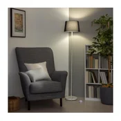 Brilagi - LED podna lampa CERIA 1xE27/40W/230V precnik 30 cm crna/bela