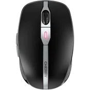 CHERRY MW 9100 miška, brezžična RF + Bluetooth, 2400 DPI, črna