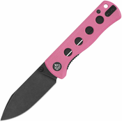 QSP Knife Canary Linerlock Pink G10