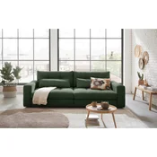 Livetastic VELIKA ZOFA, temno zelena tekstil