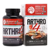 ARTHRO4 • Kompleks za sklepe in hrustanec • z Zelenousto školjko • 120 kapsul