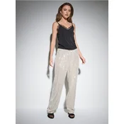 Sinsay - Wide leg pantalone - srebro