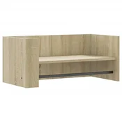 Vidaxl Stenska polica sonoma hrast 70,5x35x30,5 cm inženirski les