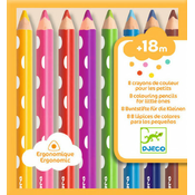 Set olovaka u boji Djeco - 8 komada, Za najmanje