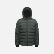 Grey Mens Down Jacket Geox Spherica - Mens