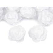 Umetni cvet vrtnice O3,5 cm - bel (4 kosi)