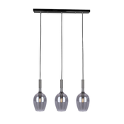 Luster na sajli TANGO 3xE14/40W/230V crni