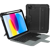 Nillkin Bumper Combo tipkovnica ovitek (različica z osvetlitvijo) za iPad 10.9 2022/11 2025 črn