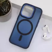 Maska Mag Case Candy Shield za iPhone 16 Pro Max tamno plava