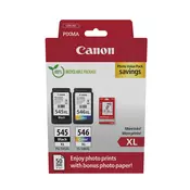 Canon OEM 1x PG-545XL, 1x CL-546XL, Photo Paper Ink Pack