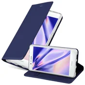Cadorabo CADORABO Huawei P9 LITE 2016/G9 LITE v klasična temno modra - Zaščitni ovitek z magnetnim zapiranjem, stoječo funkcijo in režo za kartice, (20565806)