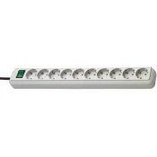 Brennenstuhl Eco-Line extension socket with switch 10-way light grey 3m 1159350010