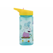 Stor Plastična kvadratna steklenička z izvlečno slamico Peppa Pig, Tritan 530ml, 41214
