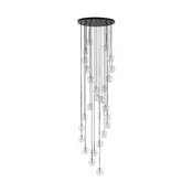 TK Lighting Velika viseča svetilka AURORA TRANSPARENT 10258