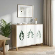 vidaXL Strani šal HANAU Sonoma 102 x 33 x 75 cm Inženirski les