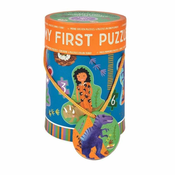 Floss&Rock® Slagalica My First Puzzles Tub Dinosaur