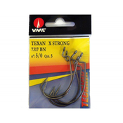 Worm trnek | trnki VMC TEXAN X STRONG 7317 BN 2/0 | 5 kos