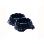 MODERNA Posuda za pse i macke Double Smarty, 2x330m, Teget