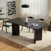 HANAH HOME Trpezarijski sto Linza Wood Black