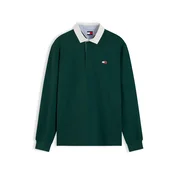 Tommy Jeans Majica ESS svetlo modra/smaragd/češnjevo rdeča/bela
