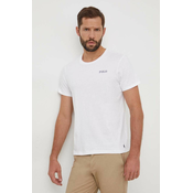 Pamucna majica Polo Ralph Lauren za muškarce, boja: bijela, s tiskom