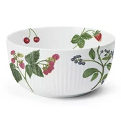 Servirna skleda HAMMERSHOI SUMMER - SUMMER BERRIES 21 cm, bela, porcelan, Kähler