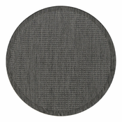 Temno siva okrogla zunanja preproga o 160 cm Giza – Ayyildiz Carpets