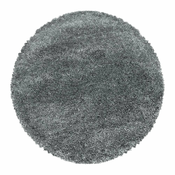 Siva okrogla preproga o 80 cm Fluffy – Ayyildiz Carpets