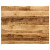 Vidaxl Mizna plošča z naravnim robom 110x80x2,5cm trden robusten mango