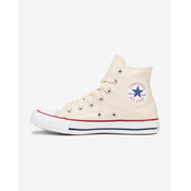 CONVERSE Niske tenisice Chuck Taylor All Star Classic, sivkasto bež / crvena / bijela