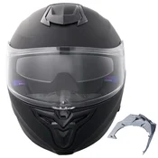 VEVOR Motoristična čelada polna, 40,8x27x26,4 cm, režo za Bluetooth