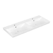 4A23CK01 Villeroy & Boch Avento 120 x 47 cm dvojni keramični umivalnik z 2 odprtinama za armaturo