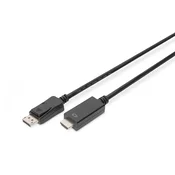 ASSMANN Electronic AK-340303-010-S video cable adapter 1 m HDMI Type A (Standard) DisplayPort Black