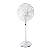 Aigostar - Stajaci ventilator 45W/230V, beo, sa daljinskim upravljacem